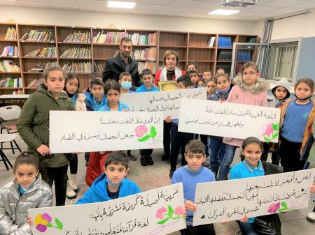 الناصرة : شحادة تلتقي طلاب مدرسة بئر الأمير